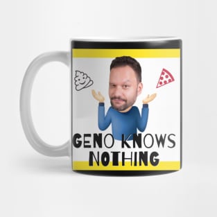 GENO KNOWS NOTHING Logo Mug